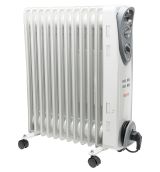 Радиатор масляный Ресанта ОМ-12Н, 2500 Вт, до 25 м², 67/3/9