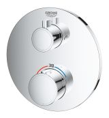 Внешняя часть термостата для ванны GROHE Grohtherm на 2 потребителя, хром (24077000)
