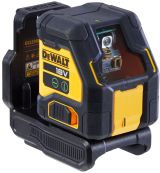 Аккумуляторный лазерный нивелир DEWALT DCLE34021D1, 18 В, зеленый луч, 55 м, с АКБ 2 Ач и ЗУ, в кейсе (DCLE34021D1-QW)