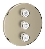 Внешняя часть переключателя потоков GROHE Grohtherm SmartControl на 3 потребителя, никель матовый (29122EN0)