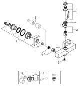 Смеситель для душа GROHE Eurocube Joy, хром (23665000)