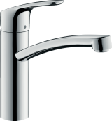 Смеситель для кухонной мойки hansgrohe Focus M41 160, с поворотным изливом 31806000, хром