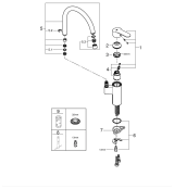Смеситель для кухни GROHE Eurostyle Cosmopolitan, хром (30221002/U1), уцененный товар
