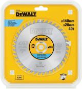 Пильный диск DEWALT METAL CUTTING DT1918, 140/20 мм.