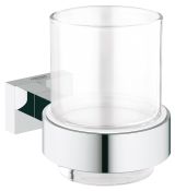 Стакан с держателем GROHE Essentials Cube, хром (40755001)