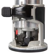 Набор Makita: аккумуляторный кромочный фрезер RT001GZ19, 31000 об/мин + аккумулятор BL4040, 40 В, 4 Ач + быстрое зарядное устройство DC40RA, PT993