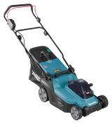 Аккумуляторная газонокосилка Makita LM003GU102, 40 В, 3800 об/мин, 40 л, с АКБ 4 Ач и ЗУ