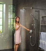 Внешняя часть термостата для душа hansgrohe ShowerSelect S скрытого монтажа на 2 потребителя 15743000, хром
