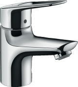 Смеситель для раковины hansgrohe Novus Loop 70, со сливным гарнитуром 71080000, хром