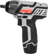 Аккумуляторный ударный гайковерт ИНТЕРСКОЛ ГАУ-100/12Э, 12 В, 100 Нм, 3000 уд/мин, с 2 АКБ 2 Ач и ЗУ, в кейсе (807.2.2.70)