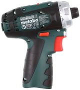 Аккумуляторная дрель-шуруповерт Metabo PowerMaxx BS Basic, 12 В, 1400 об/мин, с 2 АКБ 2 Ач и ЗУ, в кейсе (600984500)