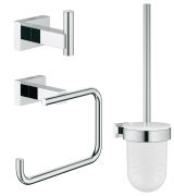 Набор аксессуаров 3 в 1, GROHE Essentials Cube, хром, (40757001)