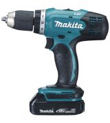 Набор Makita: аккумуляторная дрель-шуруповерт DDF453SYE, 18 В, 42 Нм, 1300 об/мин, с 2 АКБ 1.5 Ач и ЗУ, в кейсе + набор бит E-03084, 31 шт., PT1041