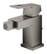 Смеситель для биде GROHE Eurocube с донным клапаном, темный графит матовый (23138AL0)
