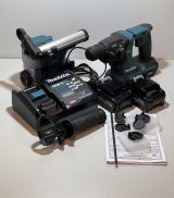 Аккумуляторный перфоратор Makita с системой пылеудаления DX16, 40 В, 2.1 Дж, 5000 уд/мин, с 2 АКБ 2.5 Ач и ЗУ, в кейсе (УЦЕНЕННЫЙ ТОВАР) (HR010GD201/BU)