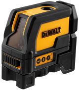 Лазерный нивелир DEWALT DW0822, на батарейках, красный луч, 15 м, в кейсе (DW0822-XJ)