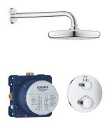 Душевой набор GROHE Grohtherm с Tempesta 210, 1 режим, 9,5 л/мин, хром (34726000)