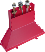 Встраиваемая часть однорычажного смесителя на край ванны на 3 отверстия hansgrohe Secubox 13437180