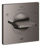 Внешняя часть переключателя потоков GROHE Allure на 3 положения, темный графит глянец (19590A01)