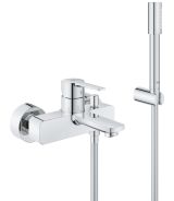 Смеситель для ванны GROHE Lineare с душевым гарнитуром, хром (33850001)