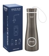 Бутылка для воды из нержавеющей стали GROHE Blue, темный графит матовый (40848AL0)