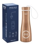 Бутылка для воды из нержавеющей стали GROHE Blue, теплый закат матовый (40848DL0)