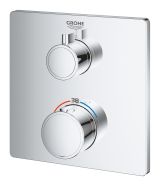 Внешняя часть термостата для душа GROHE Grohtherm, хром (24078000)