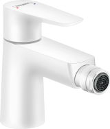Смеситель для биде hansgrohe Talis E со сливным гарнитуром 71720700, матовый белый