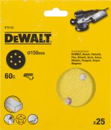 Шлифовальные круги DEWALT DT3132, 150 мм, 6 отверстий, 60G, 25 шт.