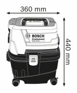 Строительный пылесос Bosch GAS 15 PS (06019E5100)