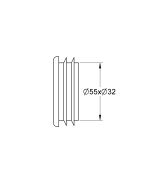 Соединение для смывного устройства для унитаза GROHE, хром (37135000)