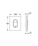 Комплект инсталляции GROHE Rapid SL NW0145/S с унитазом Aqueduto OVO OVOT2130 и раковиной Aqueduto ESPIRAL ESP0230 (NW0631)