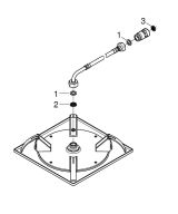 Верхний душ GROHE Rainshower F-series, 1 режим, хром (27467000)
