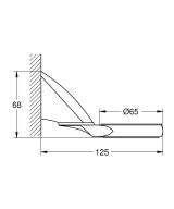Держатель для стакана GROHE Chiara, хром (40323000)