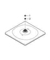 Верхний душ GROHE Rainshower Mono 310 Cube, 1 режим, хром (26567000)