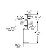 Дозатор жидкого мыла GROHE Authentic, хром (40537000)