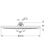 Душевая система GROHE Grohtherm с термостатом для душа, хром (34730000)