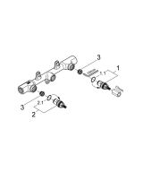 Встраиваемая часть двухвентильного смесителя для раковины GROHE на 3 отверстия (29025000)