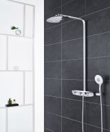 Душевая система с термостатом для настенного монтажа, GROHE Rainshower System SmartControl Mono 360, хром, (26361000)