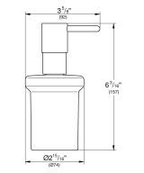 Дозатор жидкого мыла GROHE Essentials, никель матовый (40394EN1)