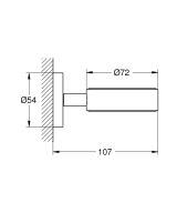 Держатель GROHE Essentials, тёплый закат глянец (40369DA1)