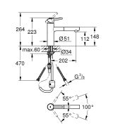 Смеситель для кухни GROHE Concetto с вытяжным изливом, хром (31129001)