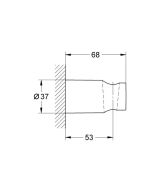 Держатель настенный для ручного душа GROHE Tempesta Cosmopolitan, хром (27594000)