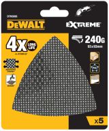Шлифлисты дельта DEWALT DTM3095, 93x93 мм, 240 G, 5 шт.