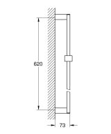 Душевая штанга GROHE Euphoria Cube 600 мм, хром (27892000)