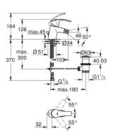 Смеситель для биде GROHE Eurosmart с донным клапаном, S-size, хром (23789002)