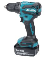 Аккумуляторная ударная дрель-шуруповерт Makita DHP490F005, 18 В, 1900 об/мин, 28500 уд/мин, с АКБ 3 Ач и ЗУ, в кейсе MakPac