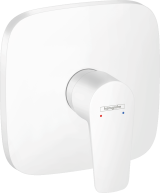 Внешняя часть смесителя для душа hansgrohe Talis E скрытого монтажа 71765700, матовый белый