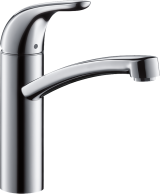 Смеситель для кухонной мойки hansgrohe Focus E 160, для водонагревателей открытого типа 31784000, хром