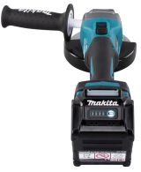 Аккумуляторная угловая шлифмашина Makita GA005GM201, 40 В, 125 мм, 8500 об/мин, с 2 АКБ 4 Ач и ЗУ, в кейсе